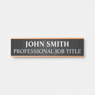 Porte-nom Pour Porte Panneau de porte de bureau professionnel moderne