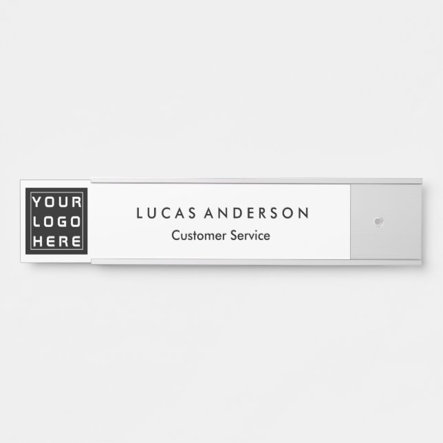 Porte-nom Pour Porte Panneau de portes professionnelles personnalisées  (Devant)