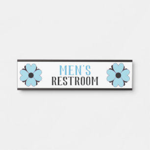 Porte-nom Pour Porte Panneau de salle de bain Panneaux pour hommes Toil