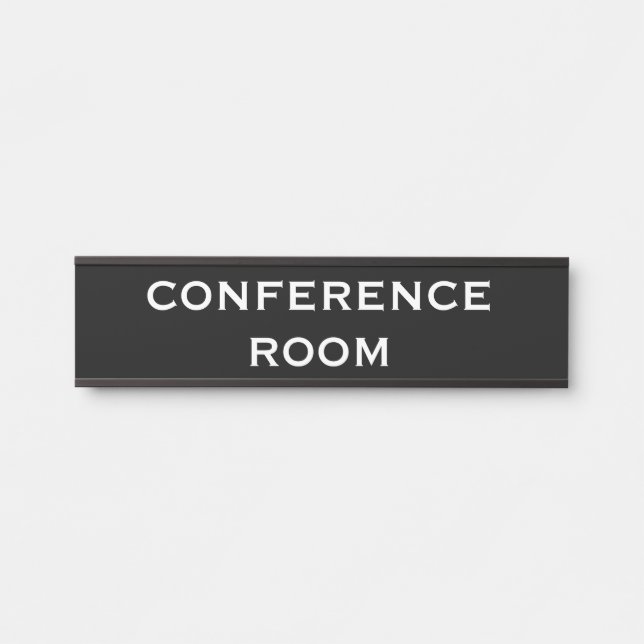 Porte-nom Pour Porte Panneau de salle de conférence (Devant)