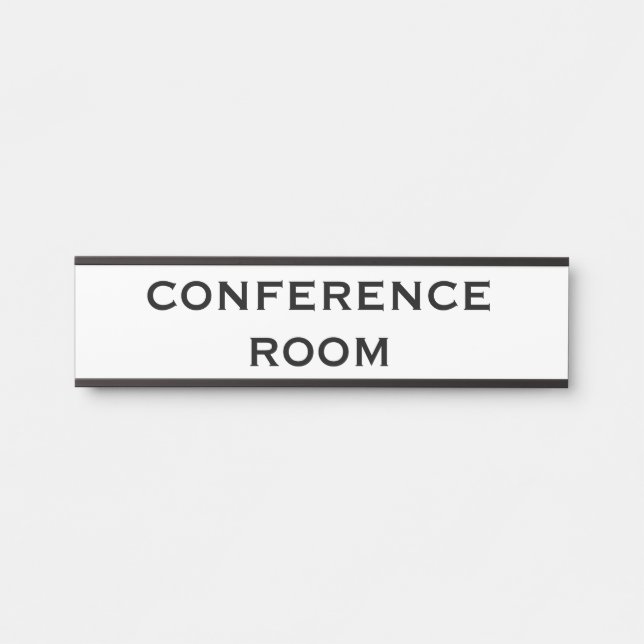 Porte-nom Pour Porte Panneau de salle de conférence (Devant)