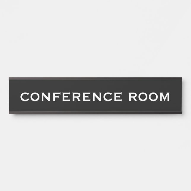 Porte-nom Pour Porte Panneau Salle de conférence (Devant)