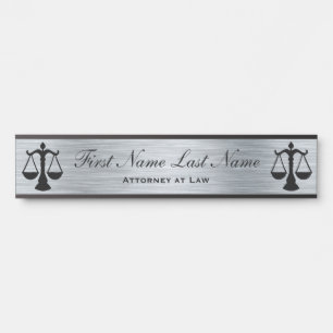 Porte-nom Pour Porte Panneaux de porte pour avocat en droit Panneau d'a