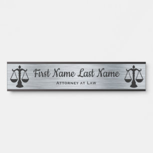 Porte-nom Pour Porte Panneaux de porte pour avocat en droit Panneau d'a