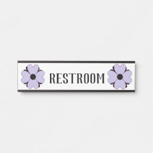 Porte-nom Pour Porte Panneaux de salle de bain unisexe - Panneau de toi