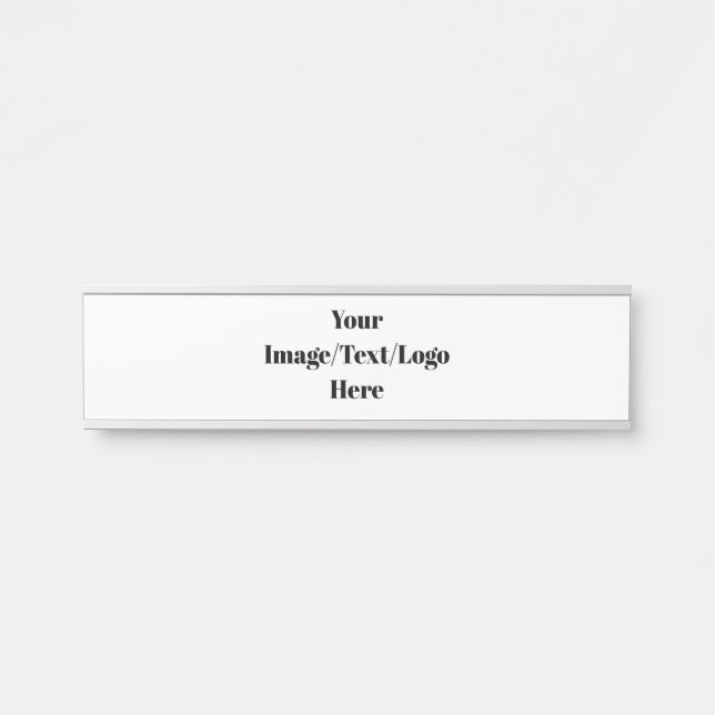 Porte-nom Pour Porte Personnalisez ou Customisez les Modèles vierges (Devant)
