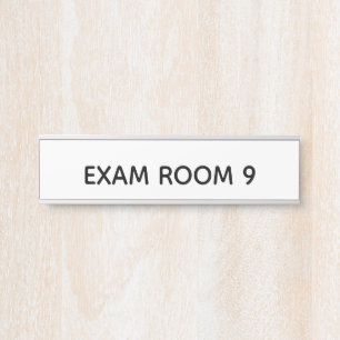 Porte-nom Pour Porte Plat de porte "de pièce d'examen"