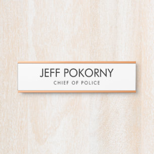 Porte-nom Pour Porte Professionnel personnalisé