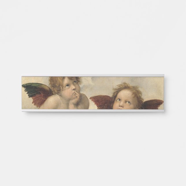 Porte-nom Pour Porte Raphael Cherubs Angels (Devant)
