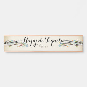 Porte-nom Pour Porte Rupydetequila Nom Plate Door Décoration