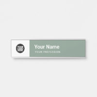Sage Green Business Logo Nom Profession