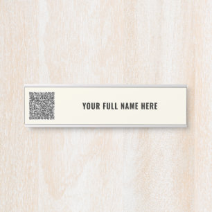 Porte-nom Pour Porte Signature de la porte du bureau d'affaires avec co