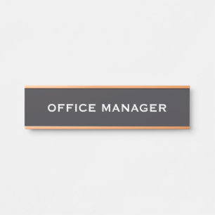 Porte-nom Pour Porte Signe de porte de bureau professionnel moderne