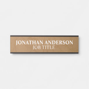 Porte-nom Pour Porte Signe de porte de bureau professionnel moderne