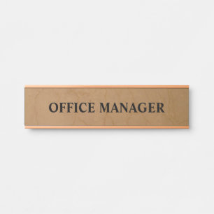 Porte-nom Pour Porte Signe de porte de bureau professionnel moderne