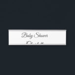 Porte-nom Pour Porte SIMPLE MINIMAL.CUTIE ADD NAME BABY baby shower Thr<br><div class="desc">Conception</div>