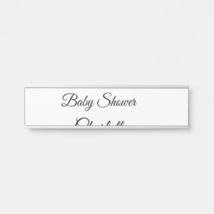 Porte-nom Pour Porte SIMPLE MINIMAL.CUTIE AJOUTER NOM BÉBÉ Baby shower 