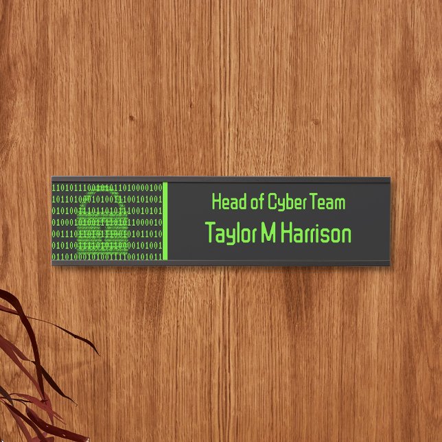 Porte-nom Pour Porte Symbole de verrouillage technique et de sécurité i (Créateur téléchargé)