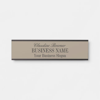 Porte-nom Pour Porte Taille standard Nom Plate Artiste Artiste Artiste