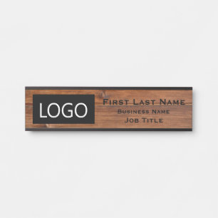 Porte-nom Pour Porte Votre enseigne de porte de bureau en bois rustique