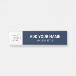 Porte-nom Pour Porte Your Business Logo Here Hangling Name Plate