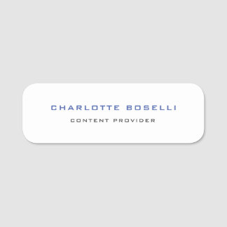 Porte-nom Professionnel minimaliste Votre nom Titre Professi