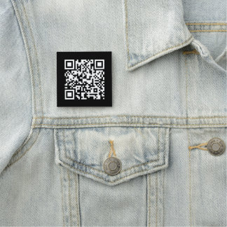 Porte-nom QR Code Simple Clair et Minimaliste Moderne