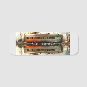 Porte-nom Remorque Caravan vintage RV Thunder_Cove