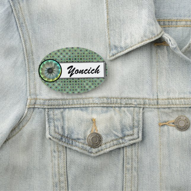 Porte-nom Requin spiral par Kenneth Yoncich (En situation)