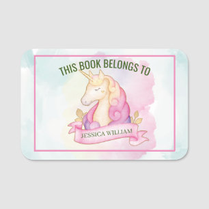 Porte-nom Retour À L'École, Nom Personnalisé 2E Classe