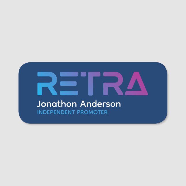 Porte-nom Retra (Devant)