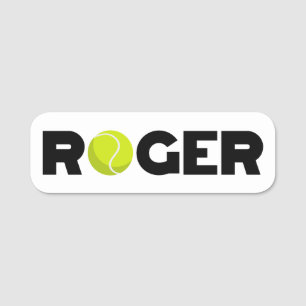 Porte-nom Roger Tennis