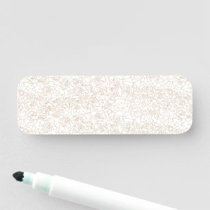 Porte-nom Sac à main floral élégant Cadeau pour elle