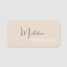 Script minimaliste moderne Boho Beige