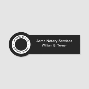 Porte-nom Service moderne de notaire