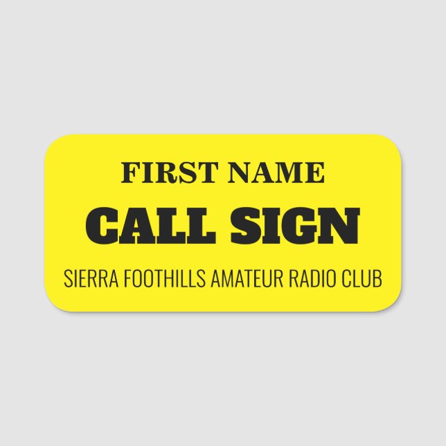 PORTE-NOM SFARC (Devant)