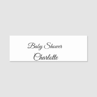 Porte-nom SIMPLE MINIMAL.CUTIE ADD NAME BABY baby shower Thr