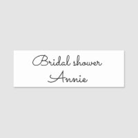 simple minimum ajouter votre nom texte douche nupt