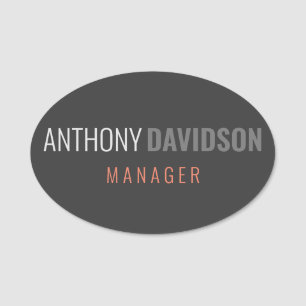 Porte-nom Simple Plaine simple créative et durable