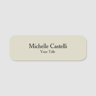 Porte-nom Simple Plaine simple créative et durable