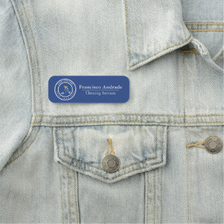 Porte-nom Société de nettoyage | Service de nettoyage à logo