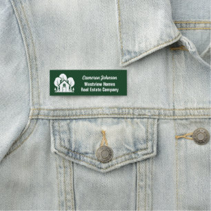 Porte-nom Société immobilière verte Représentant forestier p