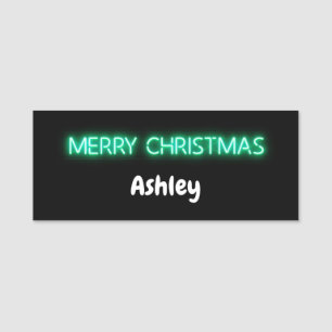 PORTE-NOM SYMBOLE DE LA BARRE LED NEON DE MERRY CHRISTMAS