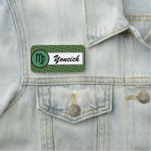 Porte-nom Symbole du Zodiaque de la Virgo Standard par Kenne