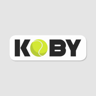 Porte-nom Tag de nom de Tennis Koby