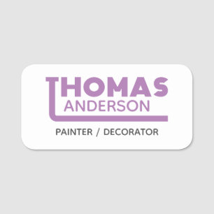 Porte-nom Tag de nom Thomas