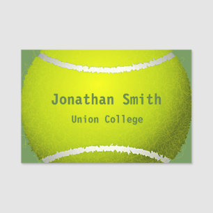 Porte-nom Tag du nom de la conception de la balle de tennis