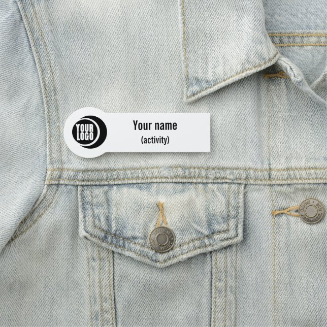Porte-nom Téléchargez votre logo (En situation)