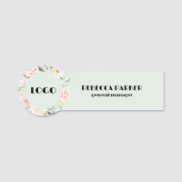 Texte personnalisé de la couronne de fleurs roses