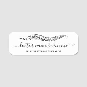 Porte-nom thérapie de massage sportif Médecin orthopédique C